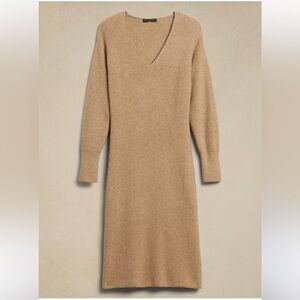 Banana Republic midi sweater dress.